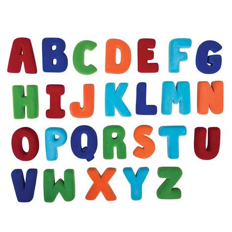 Sensory Alphabet Set Upper Case Small Abc School Supplies