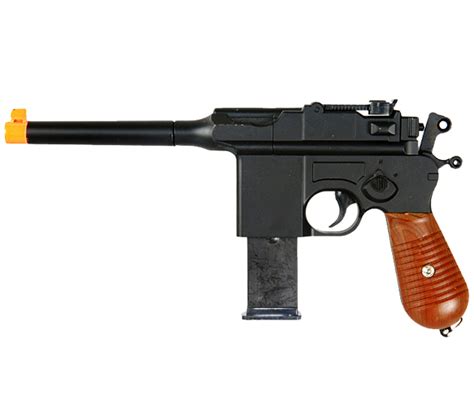 Ukarms Full Metal G12 Mauser C96 Spring Pistol Airsoft Gun