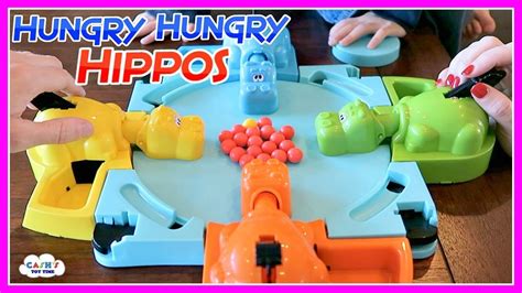 Hasbro Hungry Hungry Hippos Challenge Game Review For Kids Youtube