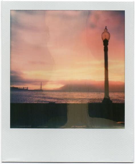 Sunset On Municipal Pier Poloroid Pictures Polaroid Pictures