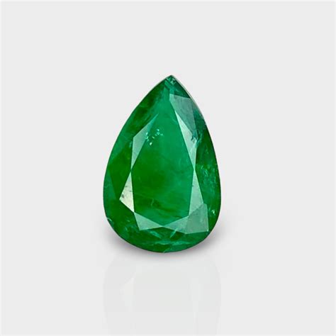417 Cts Natural Emerald Faceted Pear Loose Gemstone