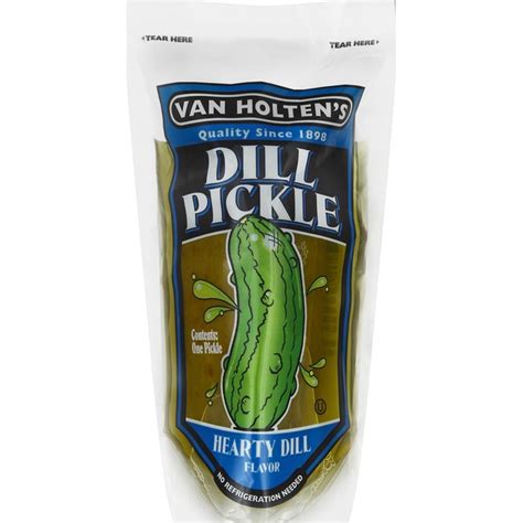 Van Holtens Pickle Dill Hearty Dill Flavor Large 1 Each Instacart