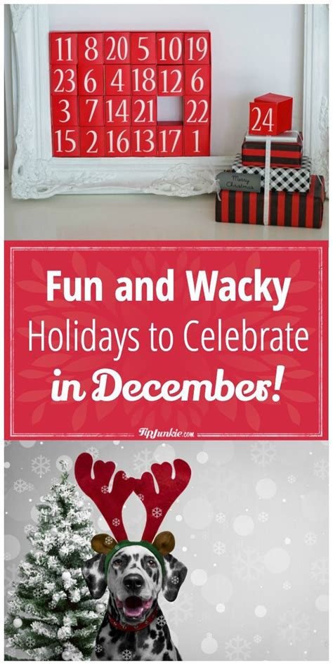 Fun And Wacky Holidays To Celebrate In December Wacky Holidays Silly