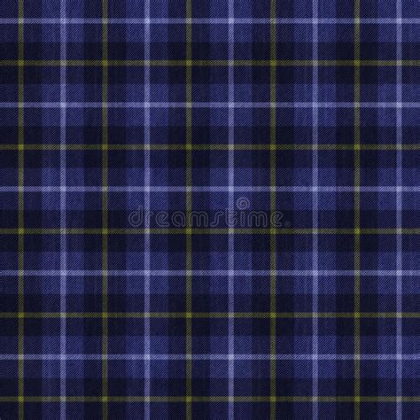 Tileable Blue Plaid Fabric Seamless Pattern Stock Photo Image Of