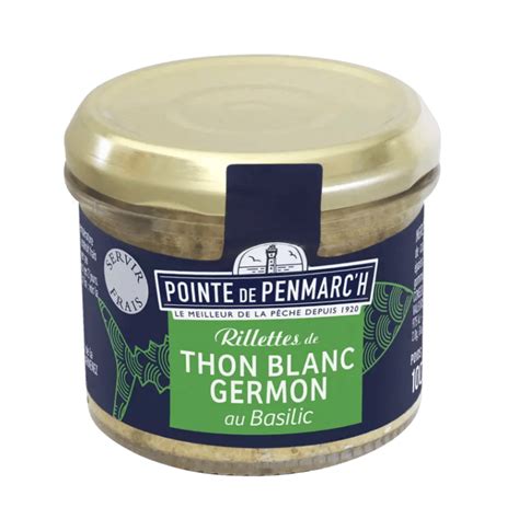 Rillettes De Thon Blanc Germon Au Basilic Voie Verte