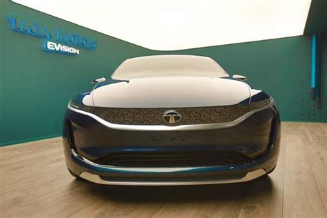 Geneva Motor Show 2018 Tata E Vision Electric Sedan Concept Unveiled