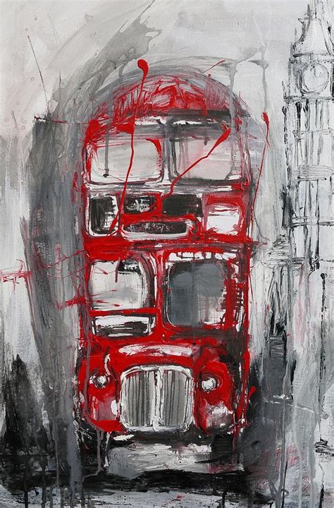 London Bus Painting By Irina Rumyantseva Fine Art America
