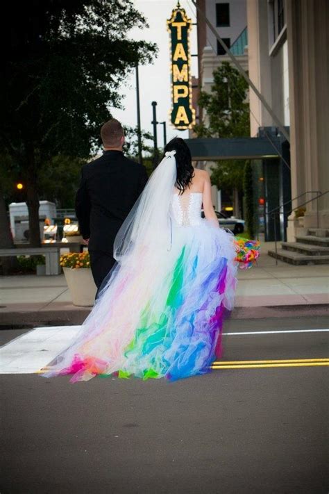 Rainbow Wedding Rainbow Themed Wedding Inspiration 2191238 Weddbook