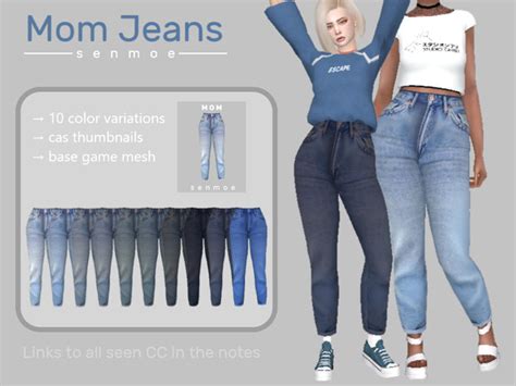 Mom Jeans By Senmoe At Tsr Sims 4 Updates