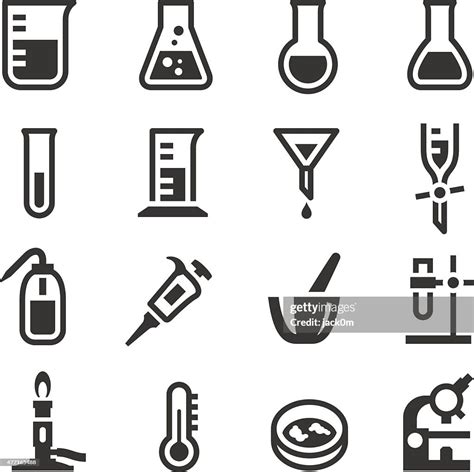 Chemistry Lab Icons Set 1 High Res Vector Graphic Getty Images