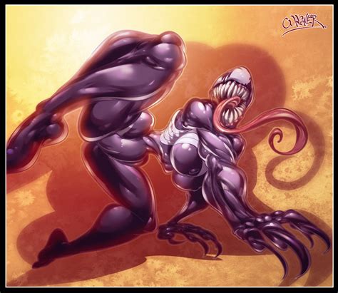 Rule 34 Female Female Only Marvel She Venom Smooth Skin Solo Spider Man Series Symbiote