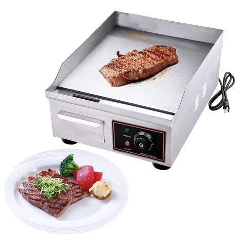 Proshopping 1500w 14 Commercial Electric Countertop Griddle Grill