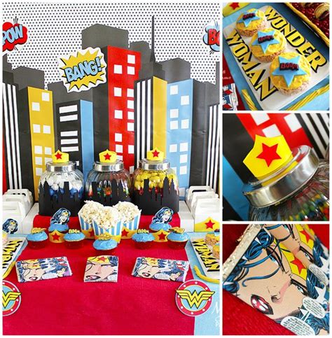 Karas Party Ideas Wonder Woman Party With Lots Great