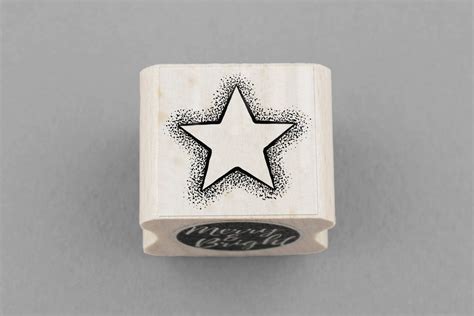 Rubber Stamp Little Star 2 X 2 Cm Etsy
