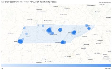 Highest Population Density In Tennessee By Zip Code Zip Atlas