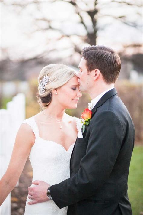 Groom Kisses His New Bride Weddingday Magazine