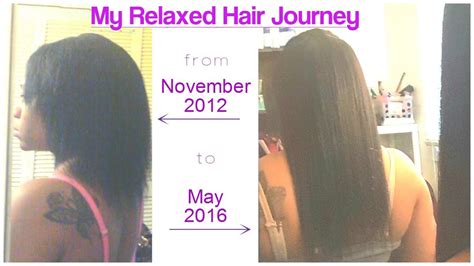 Growing Healthy Relaxed Hair My Hair Journey Youtube