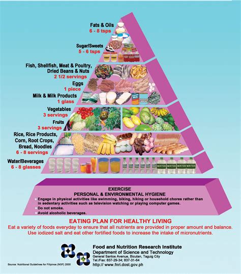 Daily Nutritional Guide Pyramid Food Pyramid Food Pyramid Servings