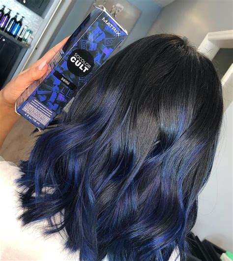 Matrix Navy Blue Hair Color Color Qkl