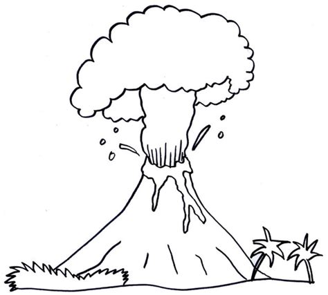 Imagenes De Volcan En Dibujo Para Nios Integrar Con La Clase De