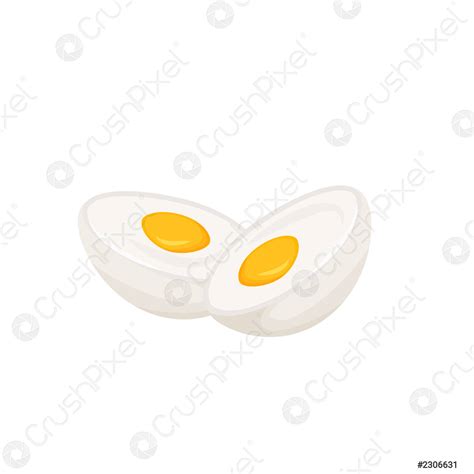 Boiled Eggs Cartoon Vector Illustration Stock Vector 2306631 Crushpixel