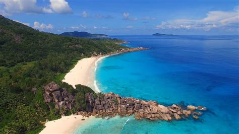 Seychelles Aerial View Of Tropical Paradise In Indian Ocean 4k Uhd