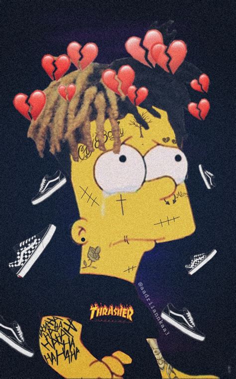 Heartbroken Bart Simpson 🖤bartsimpson Simpsons Sad