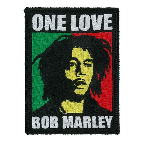 Bob Marley One Love Patch Liquid Blue