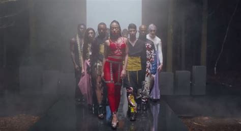 fka twigs becomes a catwalk model blow up doll and expectant mother in the promo video for