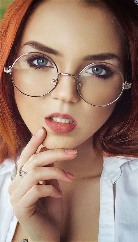 Redheads Ekaterina Sherzhukova Wunderschöne Lippen Schöne Rote
