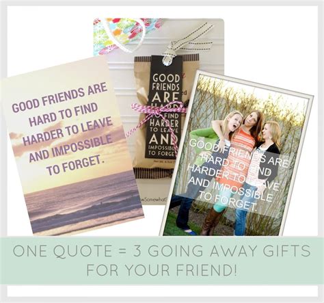 A sweet (and useful!) sentiment for a close friend or family member moving away. Going Away Gifts For Friends - 3 Simple Ideas From ...