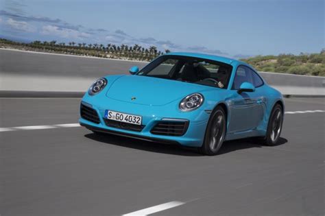 2016 Porsche 911 991 Carrera Coupe Blue Cars Wallpapers Hd