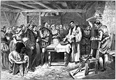 Baptism of Virginia Dare - Roanoke Colony - First English child born in ...