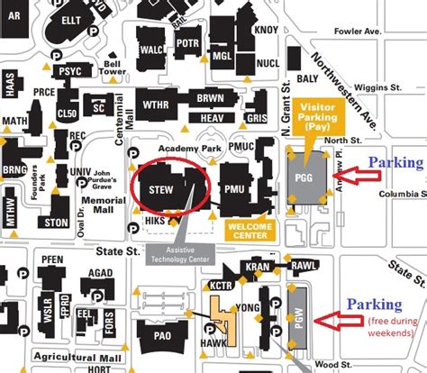 Lafayette College Campus Map