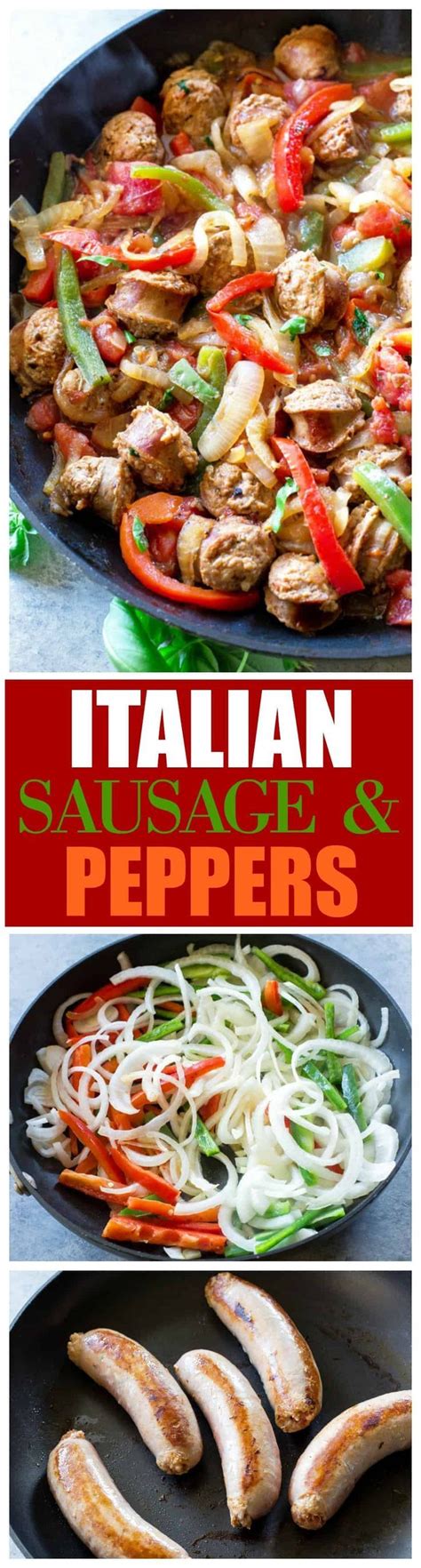 These Italian Sausage And Peppers Are A Hearty Italian