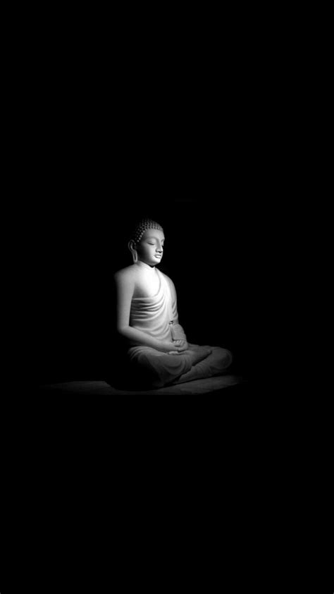 Buddha Black And White Wallpapers Top Free Buddha Black And White