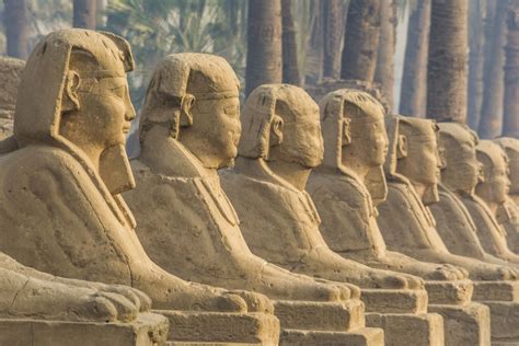 The sphinx, giza plateau, near cairo, egypt (enlarge) the greatest monumental sculpture in the ancient world, the sphinx is carved out of a single ridge of stone 240 feet (73 meters) long and 66 feet (20 meters) high. Ancient Egypt: New Sphinx Statue Uncovered in Historic ...