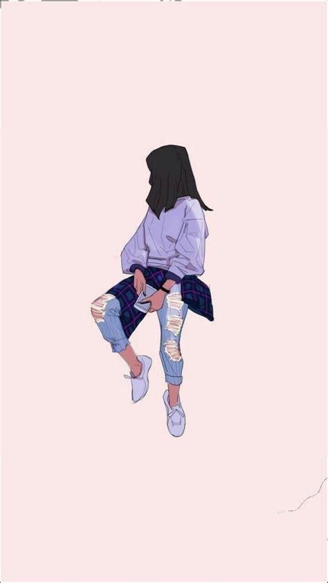 Aesthetic Girl Drawing Wallpapers Top Free Aesthetic Girl Drawing
