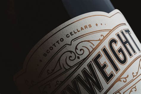 Heavyweight Is A Knockout Wine With A Beautiful Label Dieline