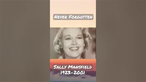 Sally Mansfield Youtube