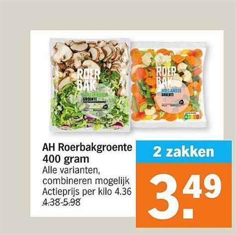 Ah Roerbakgroente Gram Promotie Bij Albert Heijn