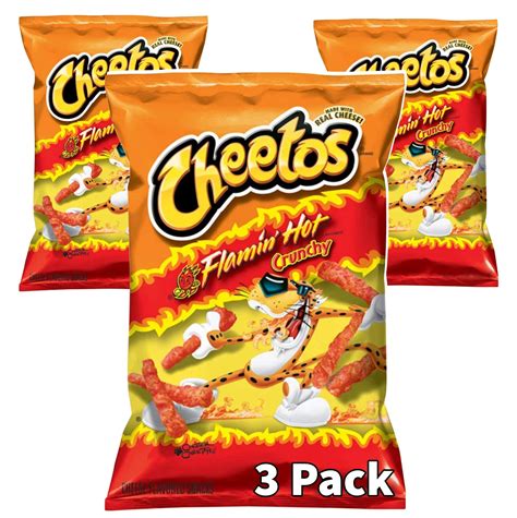 Buy Cheetos Flamin Hot Crunchy 8oz Pack Of 3 Online At Desertcartjapan