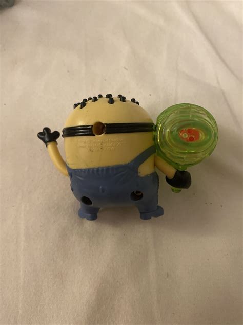 2013 Mcdonalds Despicable Me 2 4 Minion Jerry Whizzer Whistle Happy Meal Ebay
