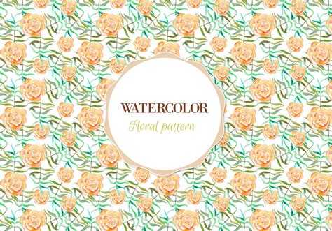Bold abstract floral pattern design ideas and inspiration. Free Vector Watercolor Floral Pattern - Download Free ...