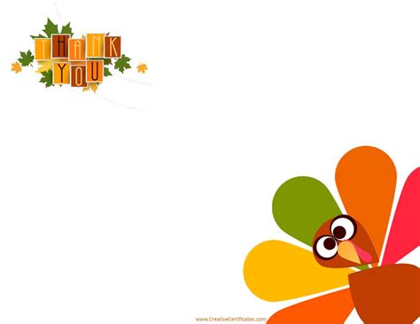 Free Thanksgiving Border Templates Customizable And Printable