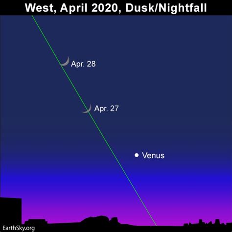 Venus At Its Brightest In Late April Tonight Earthsky