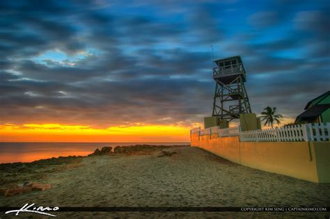 Sunrise At The House Of Refuge Hutchinson Island Stuart Florida Hdr