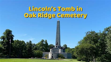 Abraham Lincolns Tomb In Oak Ridge Cemetery Springfield Illinois