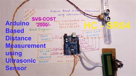 Arduino Based Distance Measurement Using Ultrasonic Sensor Youtube