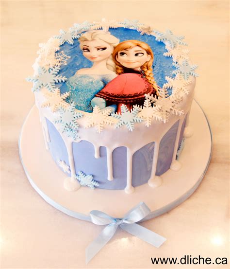 Gâteau Anna And Elsa Anna And Elsa Cake Frozen Themed Birthday Cake